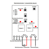 1 Kanal 12V 24V 10A Funksteuerung Linearantrieb Fernbedienung Funkschalter (Modell: 0020323)