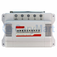 AC 380V 4 Kanäle Funk Fernbedienung Schalter Set mit Empfänger und Handsender (Artikelnummer: 0020701)