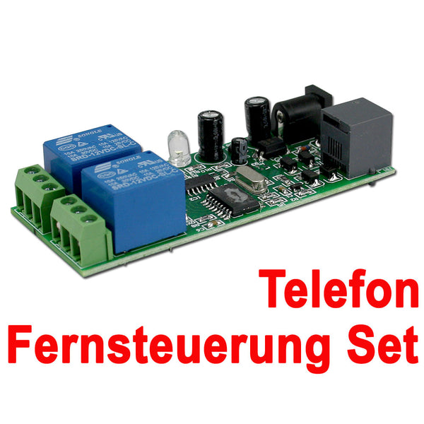 2 Kanal DC 12V Relais Modul Durch Telefon Steuerung (Modell: 0040007)