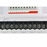 AC 380V 4 Kanäle Funk Fernbedienung Schalter Set mit Empfänger und Handsender (Artikelnummer: 0020701)