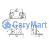 28W Permanentmagnet Synchronmotor Hohes Drehmoment Low Speed Elektromotor 230V (Artikelnummer: 0042002)