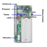 Funk Fernbedienung Alarm Erinnerung mit Mini Kleiner Vibration Motor und Piepser (Modell: 0020163)