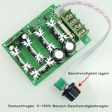 DC 12V~80V 20A Motor Manueller Drehzahlregler mit Digitaler Bildschirm (Modell: 0044004)