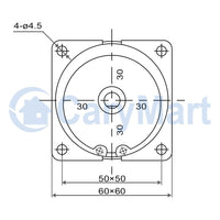 28W Permanentmagnet Synchronmotor Hohes Drehmoment Low Speed Elektromotor 230V (Artikelnummer: 0042002)