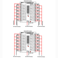 DC Funkschalter 9V 12V 24V Funkempfänger Mit 12 Kanal Relaisausgang (Modell: 0020205)