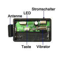 Mini Kleiner Funk Vibrator Mit Fernbedienung Vibriert Viermal (Modell: 0020159)