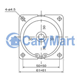 AC230V 14W Permanentmagnet Synchronmotor Hohes Drehmoment Low Speed Elektromotor (Artikelnummer: 0042001)