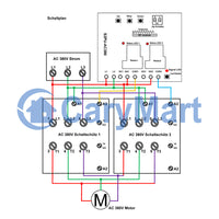 2 Kanal AC Funkschalter 220V 380V mit Fernbedienung 433 MHz (Artikelnummer: 0020072)