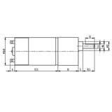 DC 12V Motor Mit 1 Kanal 10A Funkschalter und Fernbedienung (Modell: 0020579)