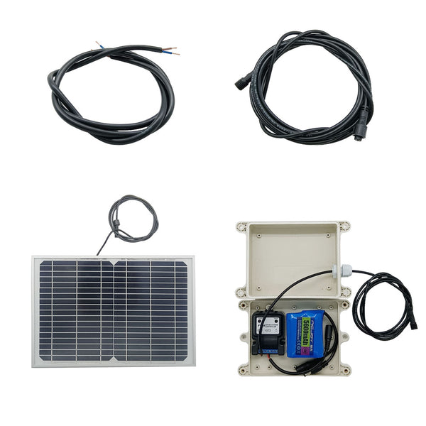 Tragbar Photovoltaikanlage Solaranlage mit Speicher 12V 5600mAh Lithiumbatterie (Modell: 0010205)