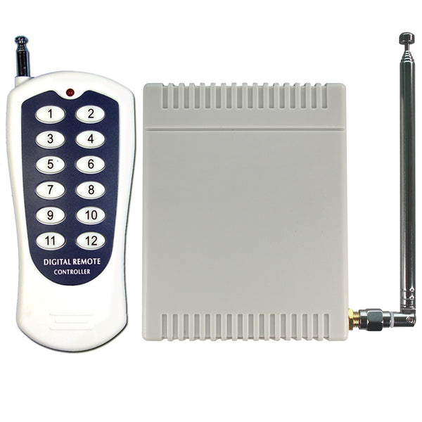 12V 24V Funkschalter mit Fernbedienung oder Funk Sender und Empfänger –  Fernbedienung Schalter Onlineshop