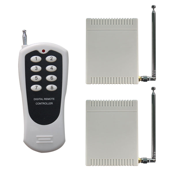 230V Fernbedienung Funkschalter Set mit ein Handsender und 2 Empfänger –  Fernbedienung Schalter Onlineshop