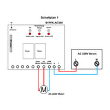 1 Kanal AC 220V 380V Funk Fernbedienung Elektromotor Vorwärts Rückwärts (Artikelnummer: 0020028)