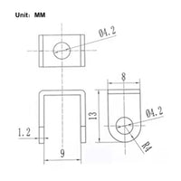 Montagewinkel F für Mikro Elektrischer Linearantrieb G-Series/H-Series