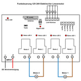 2 Kanal 12V 24V 30A Funksteuerung Elektrischer Linearantrieb Funkschalter (Modell: 0020480)