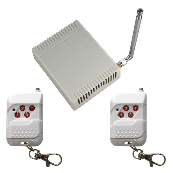 4 Kanal 230V 10A Fernbedienung Funkschalter Set mit Handsender und Empfänger (Modell: 0020400)